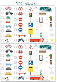 les occuper en voiture jeux de voyage bingo la route a imprimer allo maman dodo coloriages pour ta