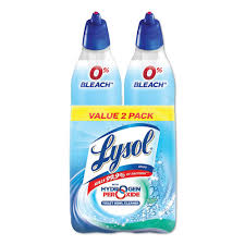 2000 flushes bleach automatic toilet bowl cleaner · best for stains: Reckitt Benckiser Lysol Toilet Bowl Cleaner With Hydrogen Peroxide Cool Spring Breeze 24 Oz 2 Pack Rac96084pk Restockit Com
