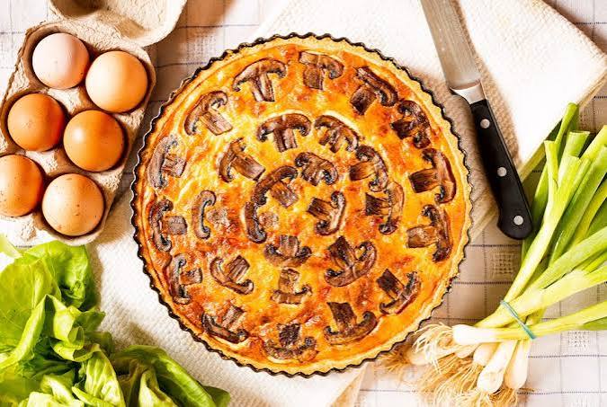 Mushroom Quiche