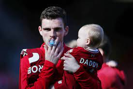 He is engaged to rachel roberts, who gave birth to their son, rocco, on 26 august 2017. Andrew Robertson When People Said Be Patient I Wanted To Rip Their Heads Off Sport The Times
