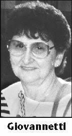 DORA GIOVANNETTI Obituary (2014)