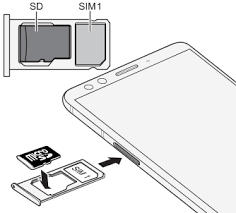 What is the difference between a sim card and an sd card. Htc U12 Inserting The Nano Sim And Microsd Cards Htc Support Htc Hong Kong