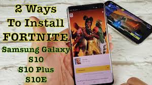 The fortnite app was built with a complex engine that is much different from the console version. Galaxy S10 S10 S10e How To Download Install Fortnite 2 Ways Youtube