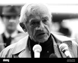 Head of the U.S. delegation, 74 year old Paul Nitze holds a speech in  Geneva, Switzerland, November 30, 1981, where talks between the USA and the  USSR