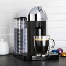 Nespresso vertuo coffee and espresso machine by breville review. Nespresso By Breville Vertuo Chrome Coffee Espresso Maker Reviews Crate And Barrel In 2021 Home Coffee Stations Coffee And Espresso Maker Coffee Station Kitchen