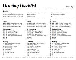 Weekly House Cleaning Schedule Pdf Planner Template Free