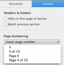 Where to put page number? How Can I Insert Page Numbers Start From Apple Community