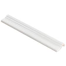 This tile will add beautiful details to the design of your space. Manchester Bianco Ceramic Chair Rail Liner Tilebar Com