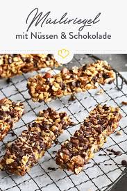 Musliriegel Mit Nussen Zartbitterschokolade Und Meersalz Rezept In 2020 Musliriegel Rezepte Musliriegel Selber Machen