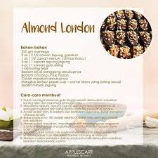 Jadi hari ni saya kongsikan resepi biskut almond london yang mudah dan sedap. 14 Aneka Resepi Biskut Raya Mudah Makan Sedap Johor Facebook