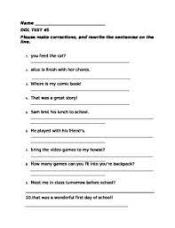 Grammar Quiz Dol Fourth Grade Wonders Unit 1 By Jodi S Teaching Treasures