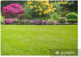 In diesem video zeigen wir dir wie du dir ganz einfach eine schicke kräuterspirale im garten selber bauen kannst. Garten Bepflanzung Und Rasen Poster Pixers We Live To Change