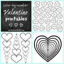 In our pixel art there are several levels of difficulty. Free Printable Color By Number Valentine Pages U Create