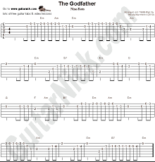 Search canon in d major by pachelbel. The Godfather Easy Guitar Tab Guitarnick Com