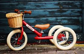 Tricycle Et Draisienne Trybike Steel Bike Wicker Baskets Tricycle