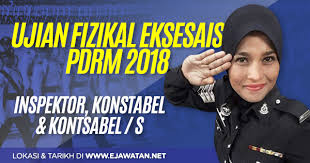 Berumur tidak kurang dari 20 tahun dan tidak melebihi 35 tahun pada tarikh temuduga dan bagi bekas anggota tentera / polis had umur tidak. Ujian Fizikal Eksesais Pengambilan Jawatan Pdrm Inspektor Konstabel Lelaki Wanita 2018 Jawatan Kosong 2021
