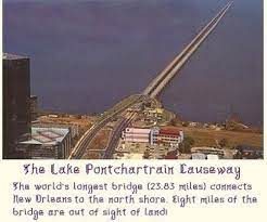 Those two bridges are not quite as high, but they are lift bridges for taller vehicles to pass under. The World S Longest Bridge Review Of Lake Pontchartrain New Orleans La Tripadvisor