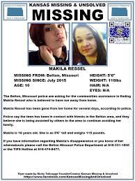 Please Rt Missing Makila Ressel Belton Mo Miss Kansas Belton Missouri