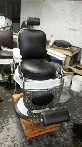 Avail Chairs Antique Barber Chair Restoration Metal Finishes Nickel And Chrome Plating Sand Blasting Porcelain Silla De Barbero Barberos Barberia
