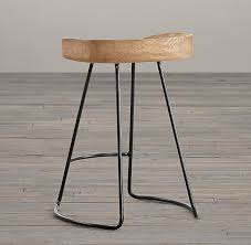 Do you suppose restoration hardware bar stools seems to be great? 1950s Oak Tractor Seat Stool