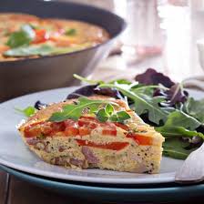 Quiche Sans Pate Au Jambon Recette Dejeuner Mediterraneen Quiche Alimentation