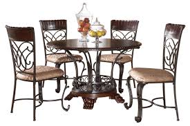Ashley Furniture Showroom Home Furnishings Round Dining Room Table Round Dining Room