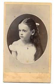 Antique 1800s Cdv Photo Cute Victorian Girl Young Child Long Hair Pottstown Pa Ebay
