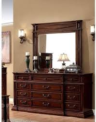 Furniture Of America Roderick Dresser And Mirror Set Cherry Walmart Com 12 Drawer Dresser Wooden Dresser Furniture Of America