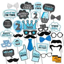 Birthday Photo Booth Props Png Boy 2nd Birthday Photo Booth Props Second Birthday Boy Etsy Birthday Photo Booths Birthday Party Props 1st Boy Birthday