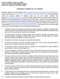 Kentucky Medical Power Of Attorney Form Pdf Template Power Of Attorney Form Power Of Attorney Attorneys