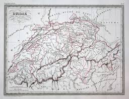 • cartes topographiques de la suisse (à partir de 1/10 000). Suisse Schweiz Suisse Svizzera Europa Europe Map Karte Carte Kupferstich Antique Print Von Malte Brun Und J J N Huot 1837 Karte Antiquariat Steffen Volkel Gmbh