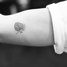 Evantattoo Minimal Linework Tattoo Tropical Leave Tattoos Small Tattoos Cute Tiny Tattoos