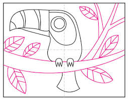 Grab a marker, paper, and colored pencils then follow along with me. How To Draw A Toucan Art Projects For Kids