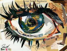 Magazine Eye By Scile On Deviantart Paper Collage Art Collage Artwork Magazine Collage