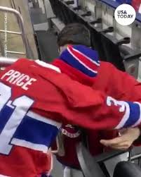 Montreal canadiens goalie carey price did a good thing. Carey Price Shares Emotional Moment With Young Montreal Canadiens Fan