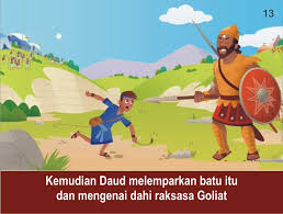 Komik Alkitab Anak Daud Melawan Goliat Bible Apps Bible Illustrations Bible