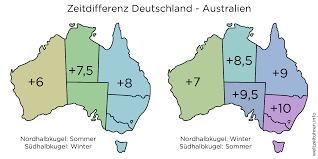 Dezember um 16:59 uhr mitteleuropäischer zeit ( mez ). Australien Uhrzeit Zeitzonen Zeitverschiebung Zu Deutschland Welt Zeit Uhren Info