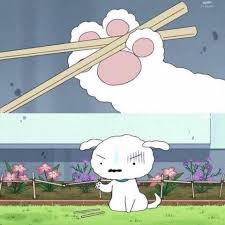 짱구야 노올자 - 젓가락질 하는 흰둥이 | Facebook