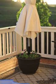 Diy Planter Umbrella Stand Outdoor Umbrella Stand Patio Umbrella Stand Diy Planters