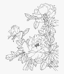 Kiddie style drawing of a flower, tree and child. Flower Flowers Draw Drawing Scrapbook Scrapbooking Flower Line Drawing Png Transparent Png Transparent Png Image Pngitem