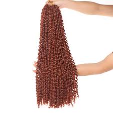For a protective hairstyle, braids are hard to beat, and divatress has the best braiding hair online. Buy Leeven 7 Packs 24 Inch Copper Red Passion Twist Hair For Butterfly Locs Long Bohemian 350 Water Wave Passion Twists Crochet Braiding Hair 18 Strands Pack Hot Water Setting Synthetic Braids Hair