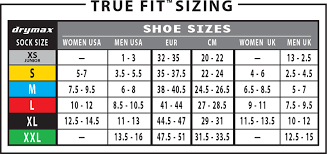 Use our shoe size conversion chart to convert us sizes to uk, eu, inches and centimeters, for men, women, and kids! Drymax Sports Sock Fit Technical Features
