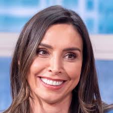 Pregnant Christine Bleakley shows off blossoming baby bump