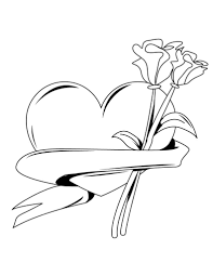 Each rose coloring page is unique design you wont find anywhere else. Coloring Rocks Heart Coloring Pages Heart Drawing Flower Coloring Pages