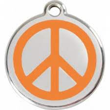 Unit 2/ 16 leewood drive, orange nsw 2800. Dog Tags Engraved Customized Personalized Peace Light Blue