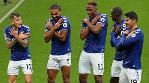 Everton's home form is poor with the following results : Led By James Rodriguez And Calvert Lewin New Look Everton Dominating Premier League Thanks To New Mentality Cbssports Com