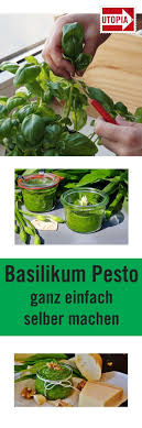 Basilikum Pesto Einfaches Rezept Zum Selbermachen Utopia De Basilikum Pesto Pesto Basilikum Pesto Selber Machen