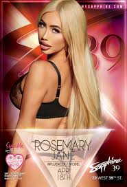 Come meet your fantasy Rosemary Jane - Sapphire New York