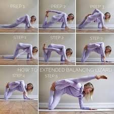 Extended Balancing Lizard Listen Exclusive Health Wellness Program Sign Up For Free Today In 2020 Cool Yoga Poses Acro Yoga Poses Advanced Yoga