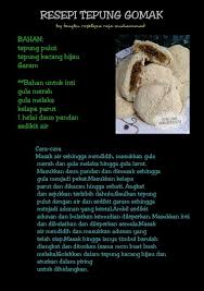Kalu musim kenduri kendara memang laris la orang tempah kuih buah gomak ni. Resepi Tepung Gomak Chiara Just A Writer